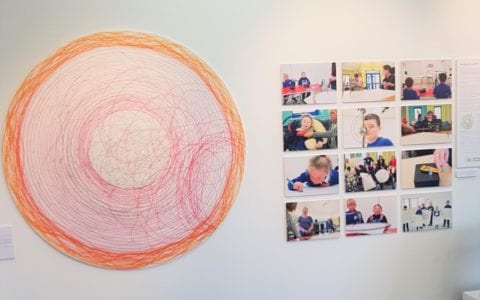 Pupils artwork exhibited at Mansfield Library
