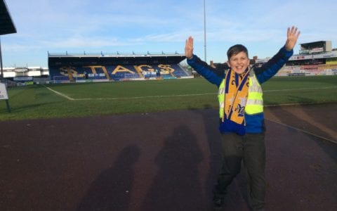 Ants class visit the home of Mansfield Town FC